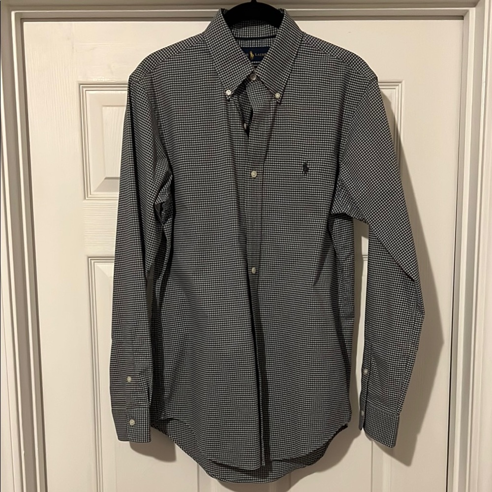 Polo by Ralph Lauren Black and White Dress Shirt